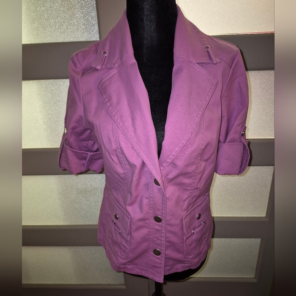 Allison Daley Soft Purple Utility Jacket
